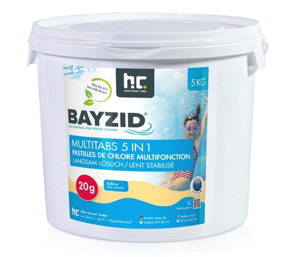 5 kg BAYZID® Multitabs 20g 5in1 für Pools